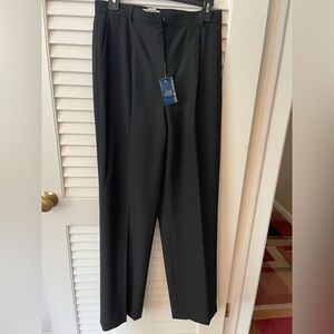 Brooks Brothers wool blend slacks size 6. Black NWT